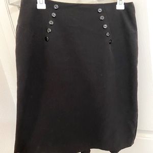 4/$20 Mid length black skirt